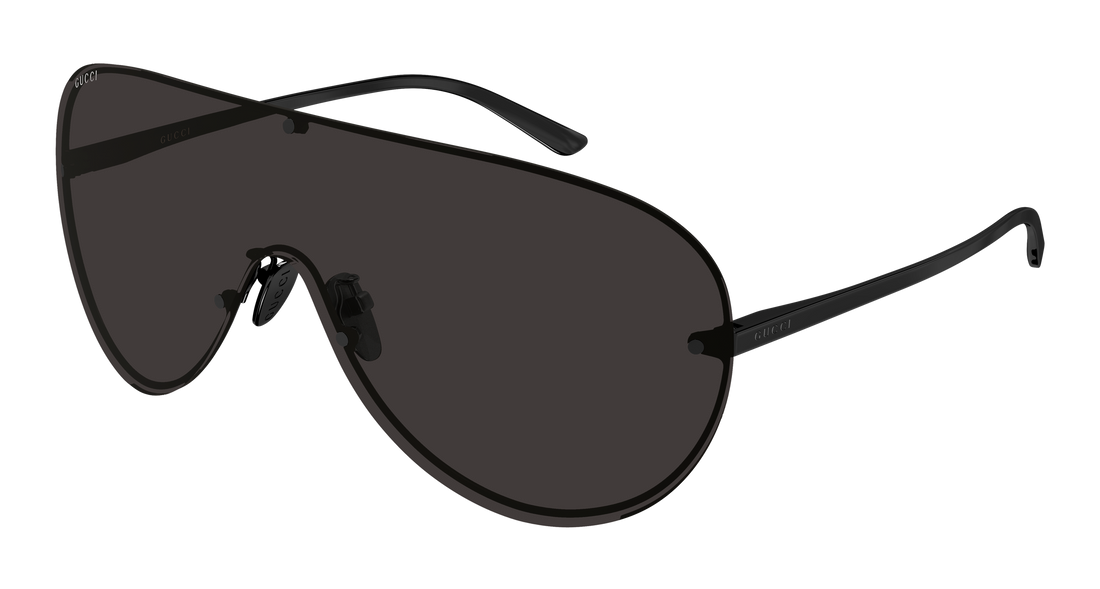 Sonnenbrillen gucci gg2271sa 001 negro shield femenino größe 99mm - Hauptansicht