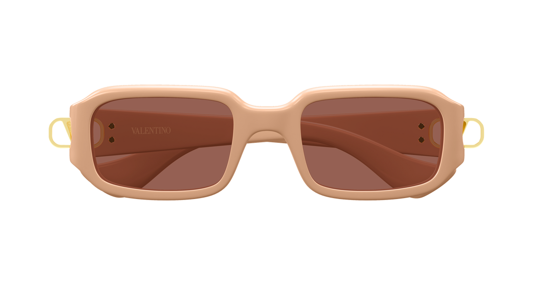 Sonnenbrillen valentino vg0016s 006 beige rectangular / squared femenino größe 53mm - Detailansicht