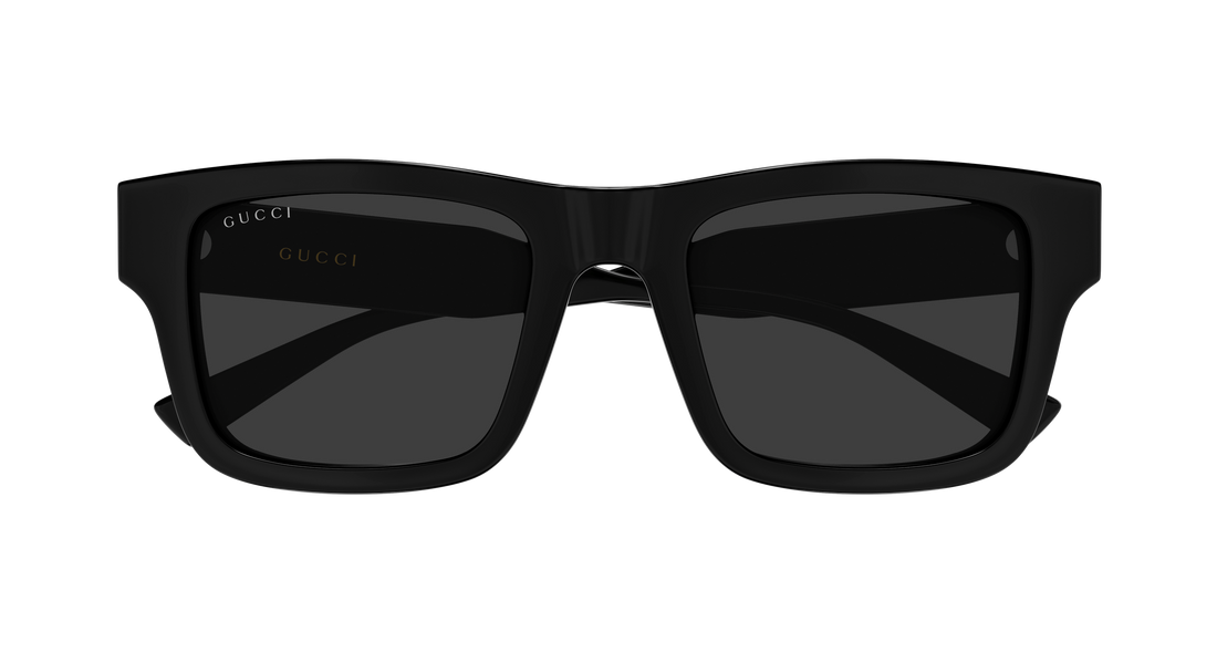 Óculos de sol gucci gg2072sa 001 negro rectangular / squared masculino tamanho 52mm - Vista de detalhe