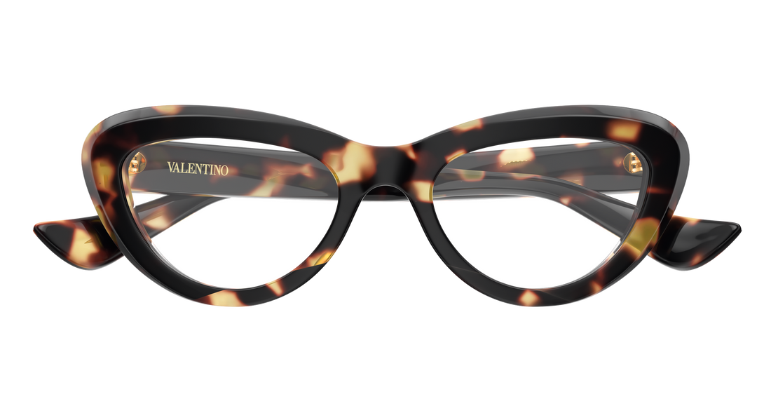 Lunettes de vue valentino vg0059o 002 havana cat eye femenino taille 52mm - Vue détaillée