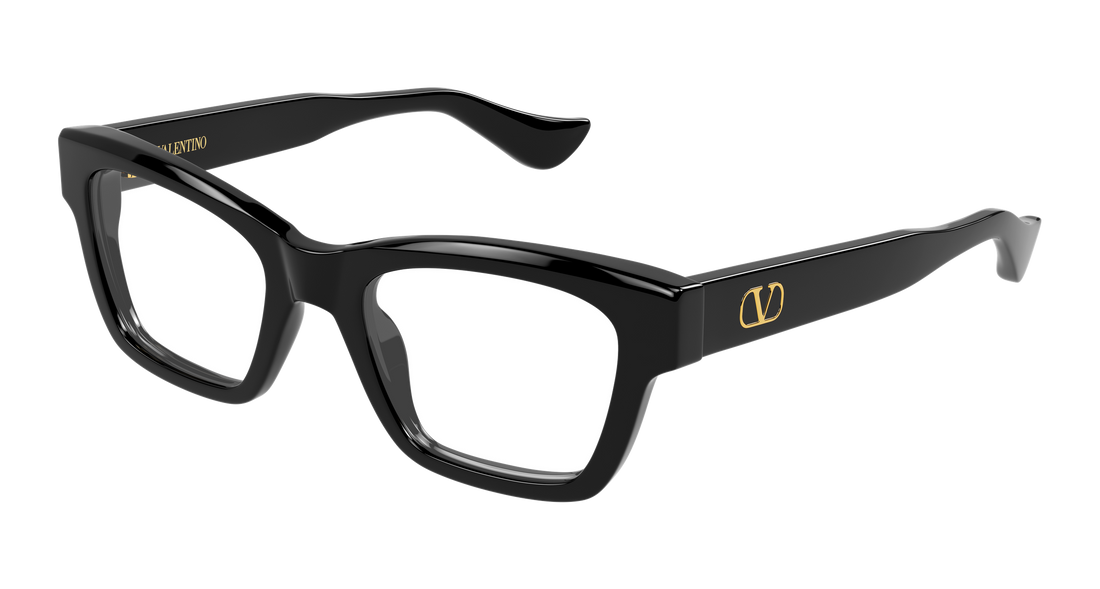 Lunettes de vue valentino vg0061o 001 negro rectangular / squared femenino taille 50mm - Vue principale
