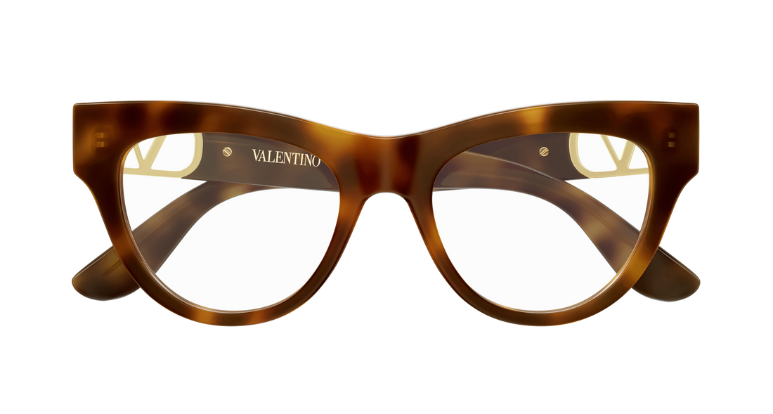 Brillen valentino vg0054o 008 havana cat eye femenino größe 51mm - Detailansicht