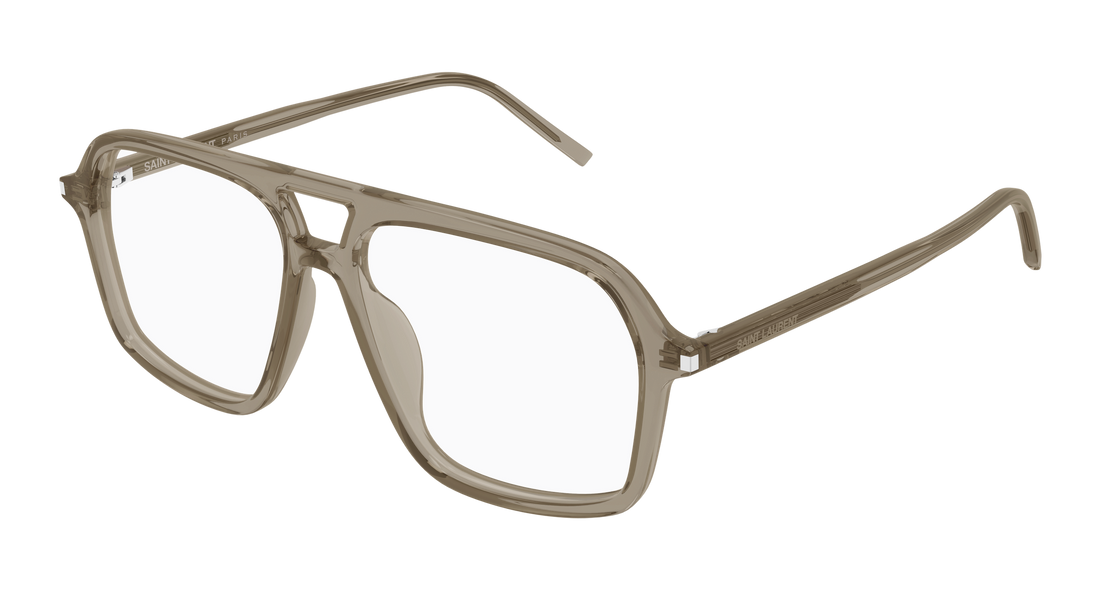 Brillen saint laurent sl 960 003 marron pilot/navigator femenino größe 55mm - Hauptansicht