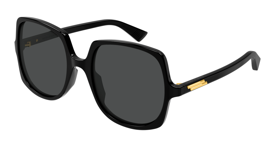 Sonnenbrillen bottega veneta bv1498s 001 negro butterfly femenino größe 55mm - Hauptansicht