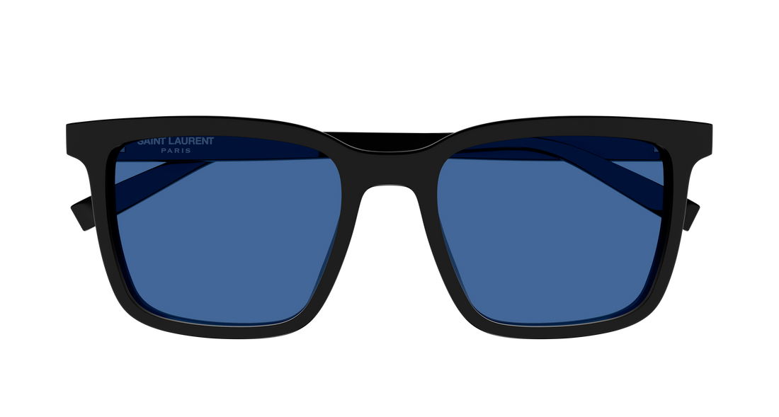 Óculos de sol saint laurent sl 500 007 negro rectangular / squared masculino tamanho 54mm - Vista de detalhe
