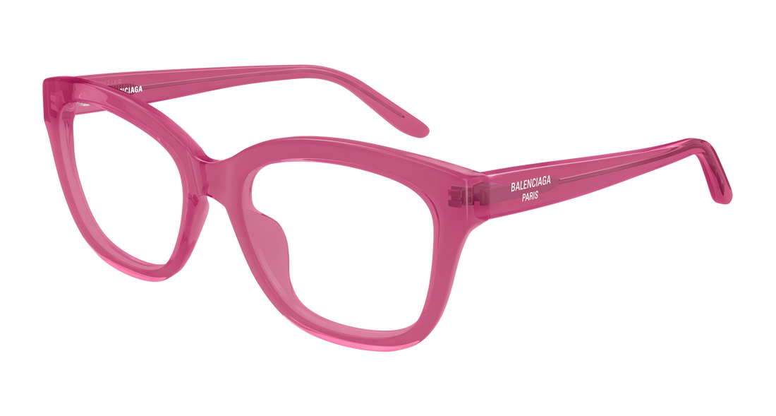 Brillen balenciaga bb0534o 004 rosa butterfly femenino größe 53mm - Hauptansicht