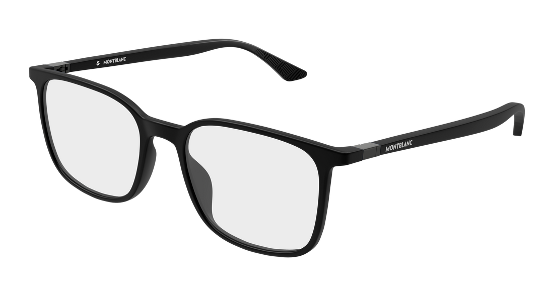 Lunettes de vue montblanc mb0511o 002 negro rectangular / squared masculino taille 52mm - Vue principale