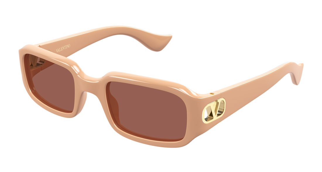 Sonnenbrillen valentino vg0016s 006 beige rectangular / squared femenino größe 53mm - Hauptansicht