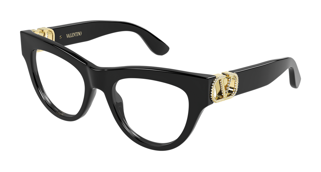 Brillen valentino vg0054o 006 negro cat eye femenino größe 51mm - Hauptansicht