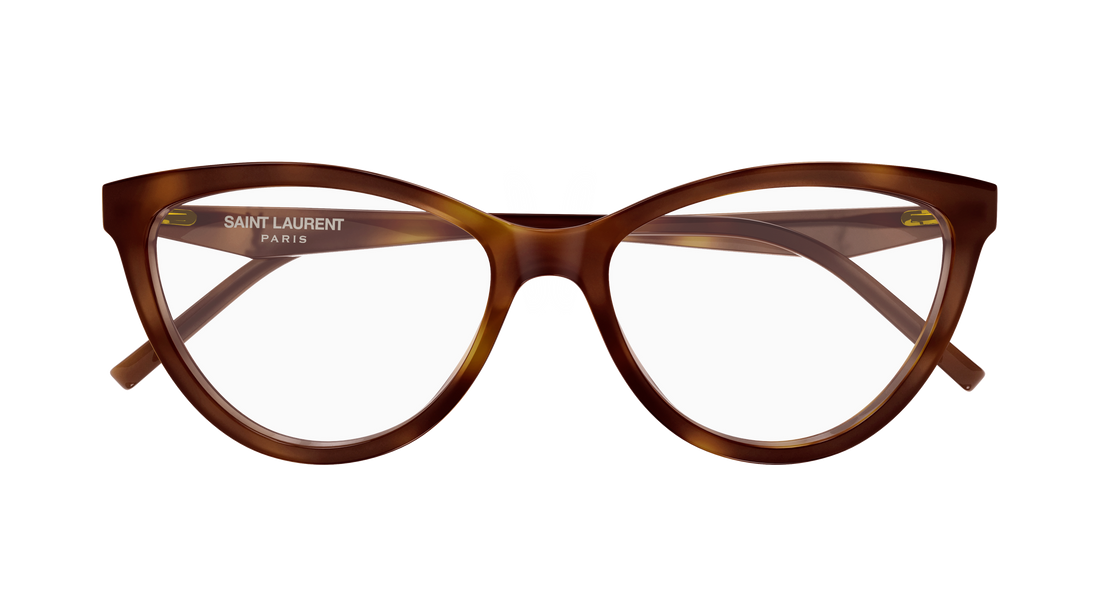 Lunettes de vue saint laurent sl m185 003 havana cat eye femenino taille 55mm - Vue détaillée