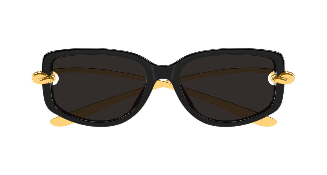 Gafas de sol bottega veneta bv1440sa 001 negro geometrical/directional femenino talla 59mm - Vista de detalle