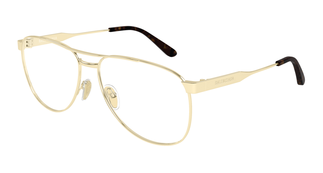 Brillen balenciaga bb0539o 004 dorado pilot/navigator masculino größe 61mm - Hauptansicht