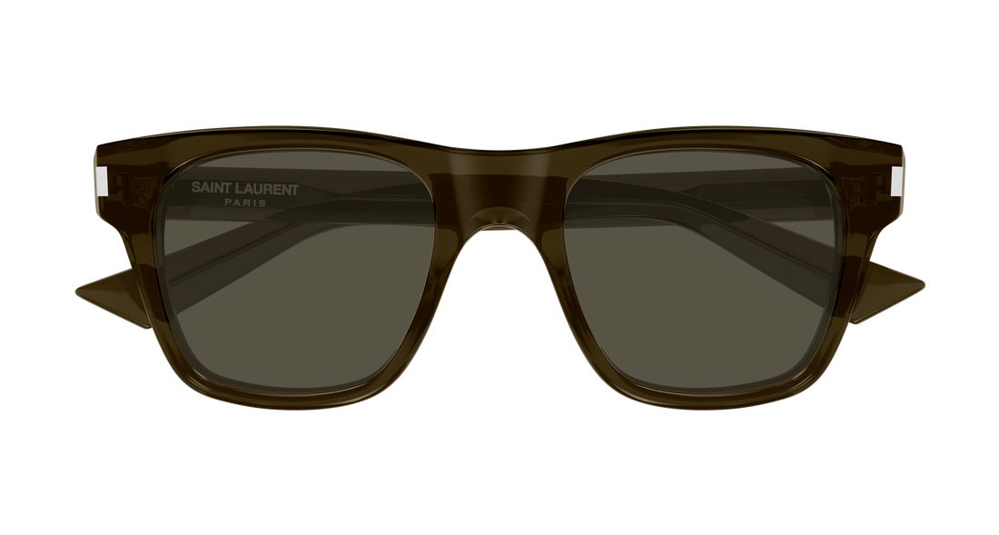 Óculos de sol saint laurent sl 875 004 marron rectangular / squared masculino tamanho 50mm - Vista de detalhe