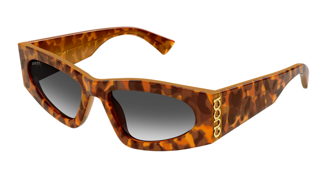 Óculos de sol gucci gg2040s 004 havana cat eye femenino tamanho 54mm - Vista principal