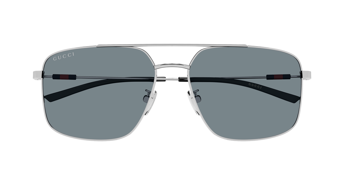Óculos de sol gucci gg2096sa 003 plateado rectangular / squared masculino tamanho 59mm - Vista de detalhe