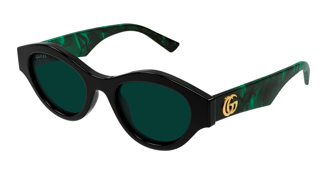 Lunettes de soleil gucci gg2207s 003 negro cat eye femenino taille 51mm - Vue principale