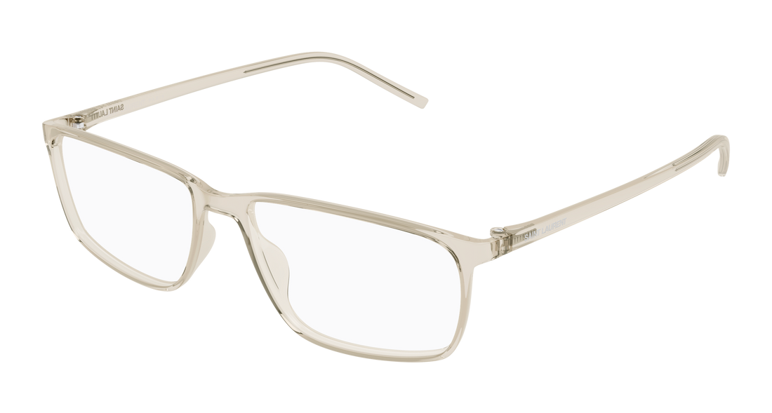 Gafas graduadas saint laurent sl 886 004 beige rectangular / squared masculino talla 57mm - Vista principal