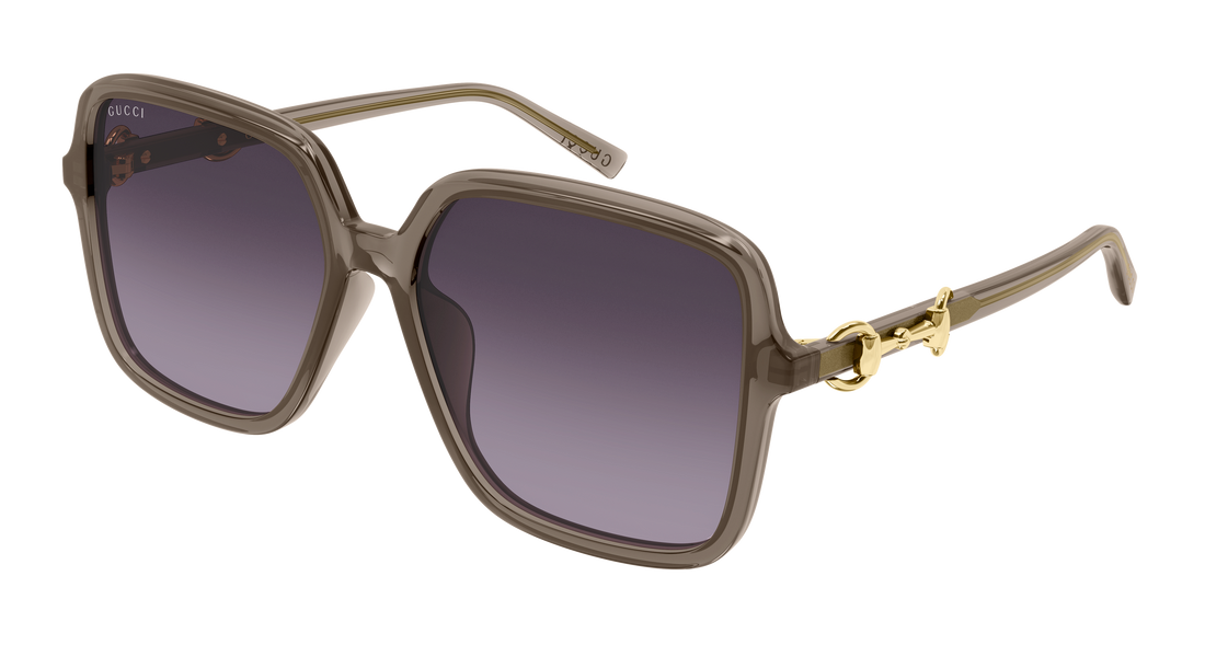 Lunettes de soleil gucci gg2219sa 004 marron butterfly femenino taille 59mm - Vue principale