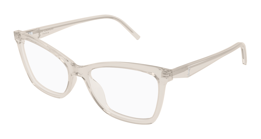 Lunettes de vue saint laurent sl m183 004 beige cat eye femenino taille 57mm - Vue principale