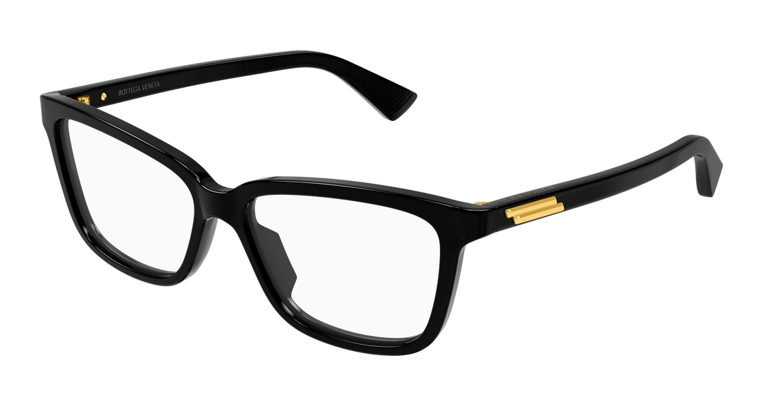 Brillen bottega veneta bv1499o 005 negro cat eye femenino größe 54mm - Hauptansicht