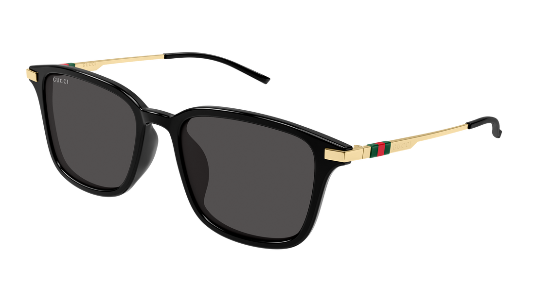 Lunettes de soleil gucci gg2246sk 001 negro rectangular / squared masculino taille 55mm - Vue principale