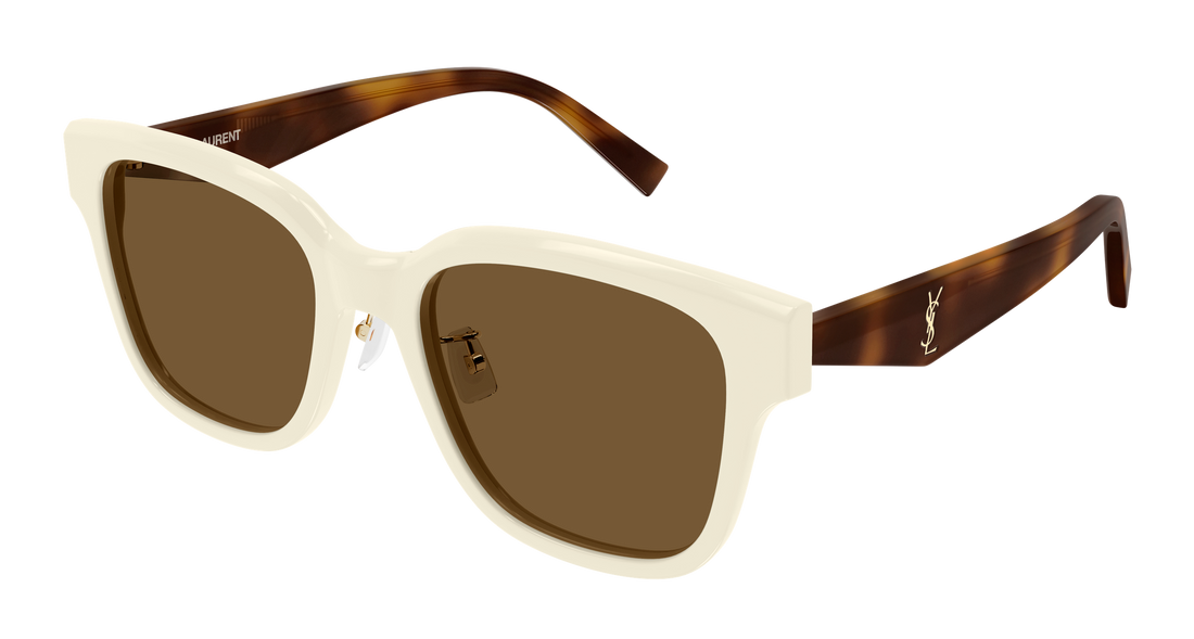 Lunettes de soleil saint laurent sl m173/k 004 beige geometrical/directional femenino taille 56mm - Vue principale