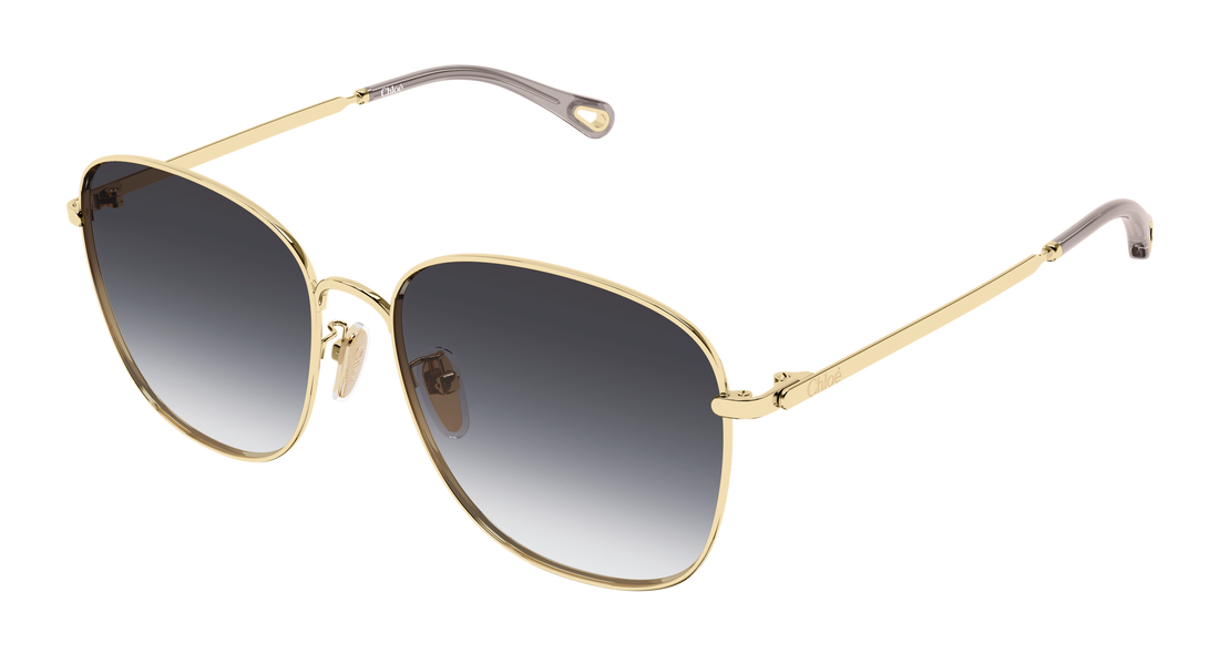 Lunettes de soleil chloé ch0407sk 001 dorado round/oval/panthos femenino taille 59mm - Vue principale