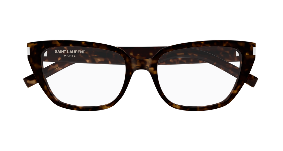 Brillen saint laurent sl 896 002 havana cat eye femenino größe 55mm - Detailansicht