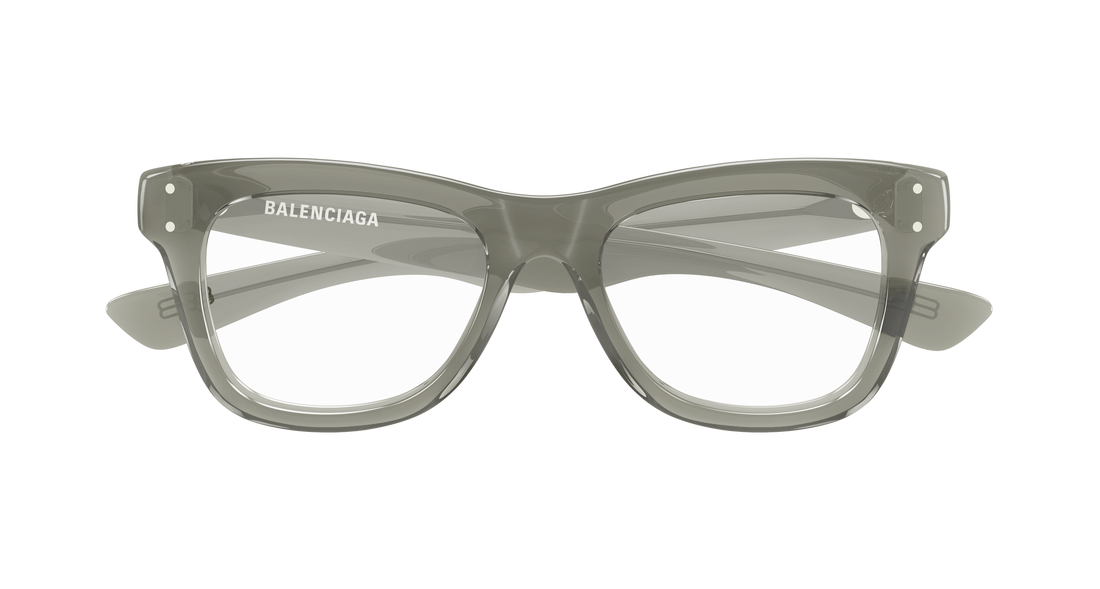 Brillen balenciaga bb0524o 004 verde rectangular / squared masculino größe 53mm - Detailansicht