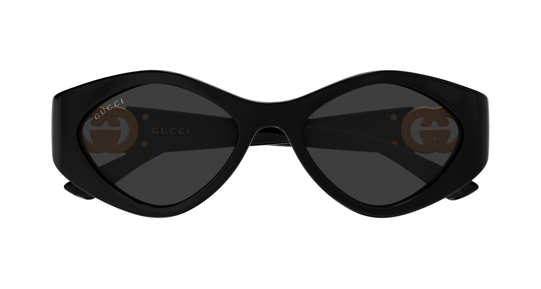 Sonnenbrillen gucci gg2121s 001 negro geometrical/directional femenino größe 52mm - Detailansicht