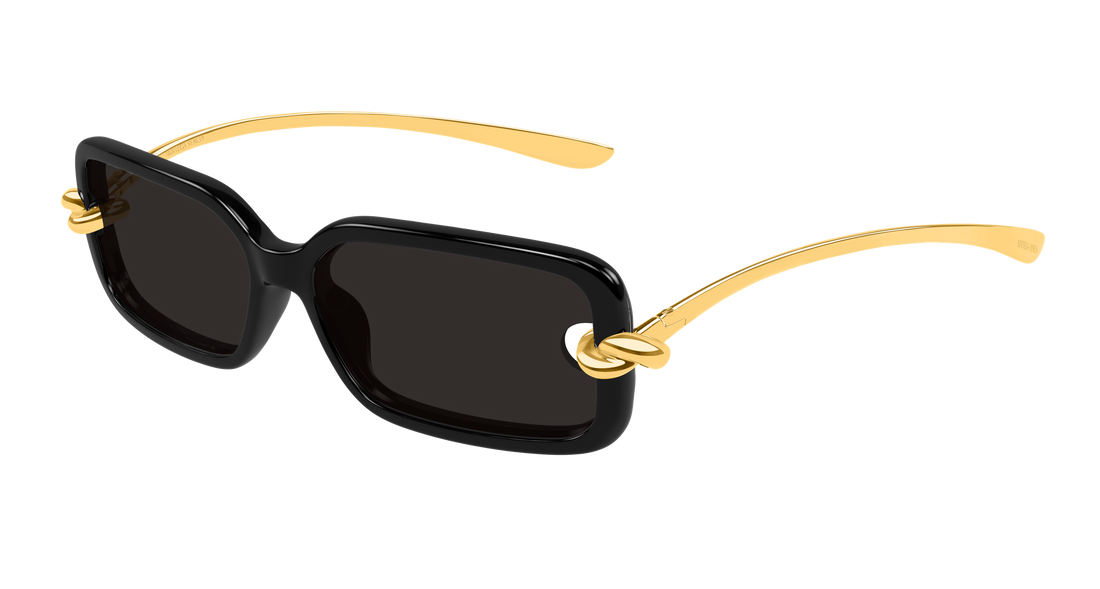 Gafas de sol bottega veneta bv1439s 001 negro rectangular / squared femenino talla 56mm - Vista principal