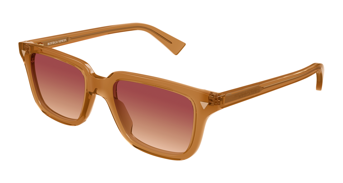 Occhiali da sole bottega veneta bv1363s 006 naranja rectangular / squared unisex taglia 50mm - Vista principale