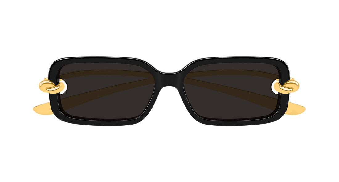 Gafas de sol bottega veneta bv1439s 001 negro rectangular / squared femenino talla 56mm - Vista de detalle