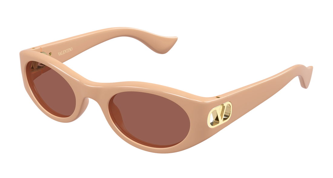 Sonnenbrillen valentino vg0015s 005 beige round/oval/panthos femenino größe 52mm - Hauptansicht