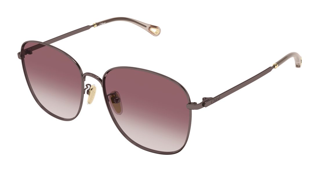 Lunettes de soleil chloé ch0407sk 003 marron round/oval/panthos femenino taille 59mm - Vue principale