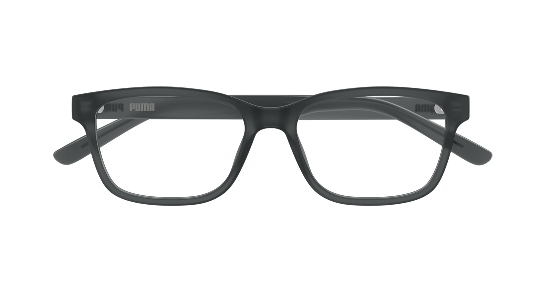 Óculos graduados puma pu0529o 002 gris rectangular / squared masculino tamanho 55mm - Vista de detalhe