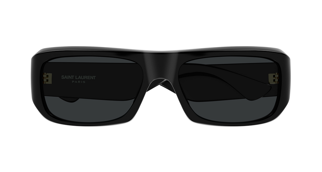 Sonnenbrillen saint laurent sl 869 001 negro rectangular / squared masculino größe 57mm - Detailansicht