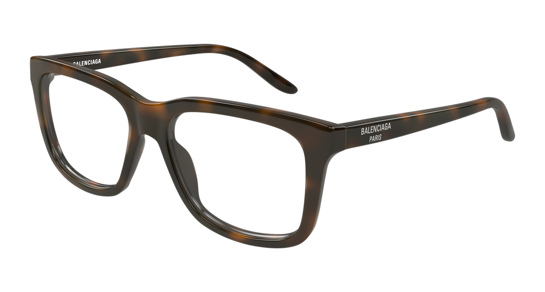 Brillen balenciaga bb0530o 002 havana rectangular / squared masculino größe 55mm - Hauptansicht