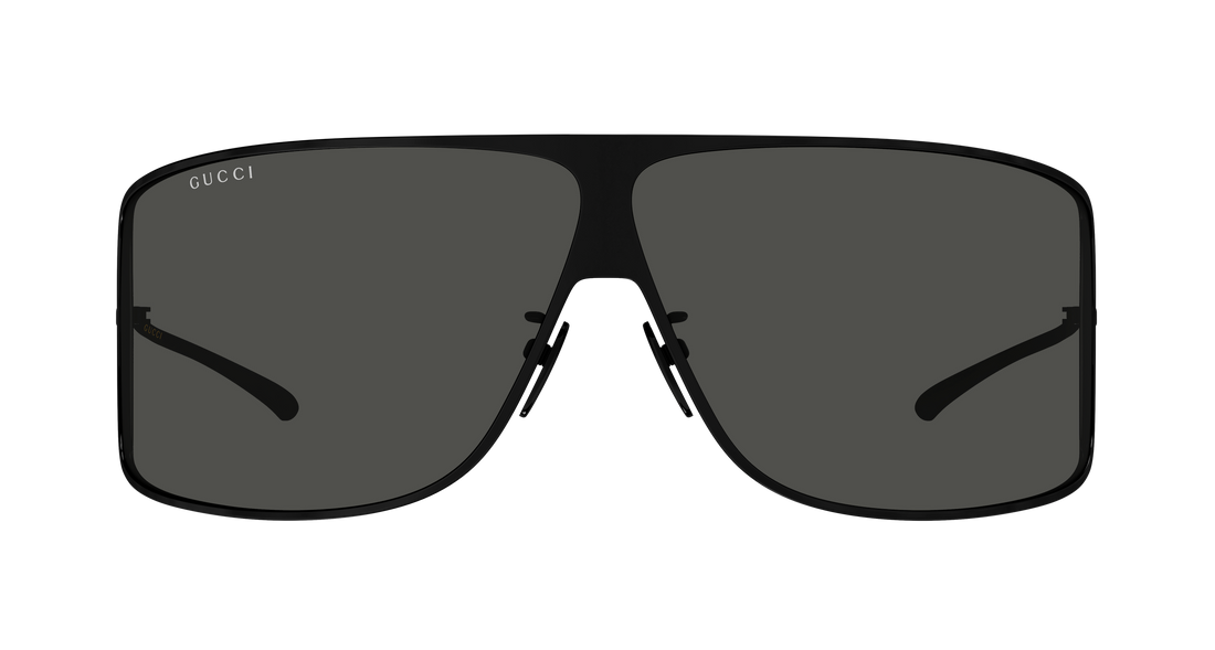 Lunettes de soleil gucci gg2276s 001 negro geometrical/directional unisex taille 80mm - Vue détaillée