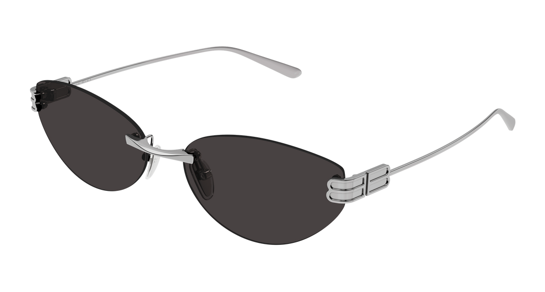 Óculos de sol balenciaga bb0486s 001 plateado cat eye femenino tamanho 61mm - Vista principal
