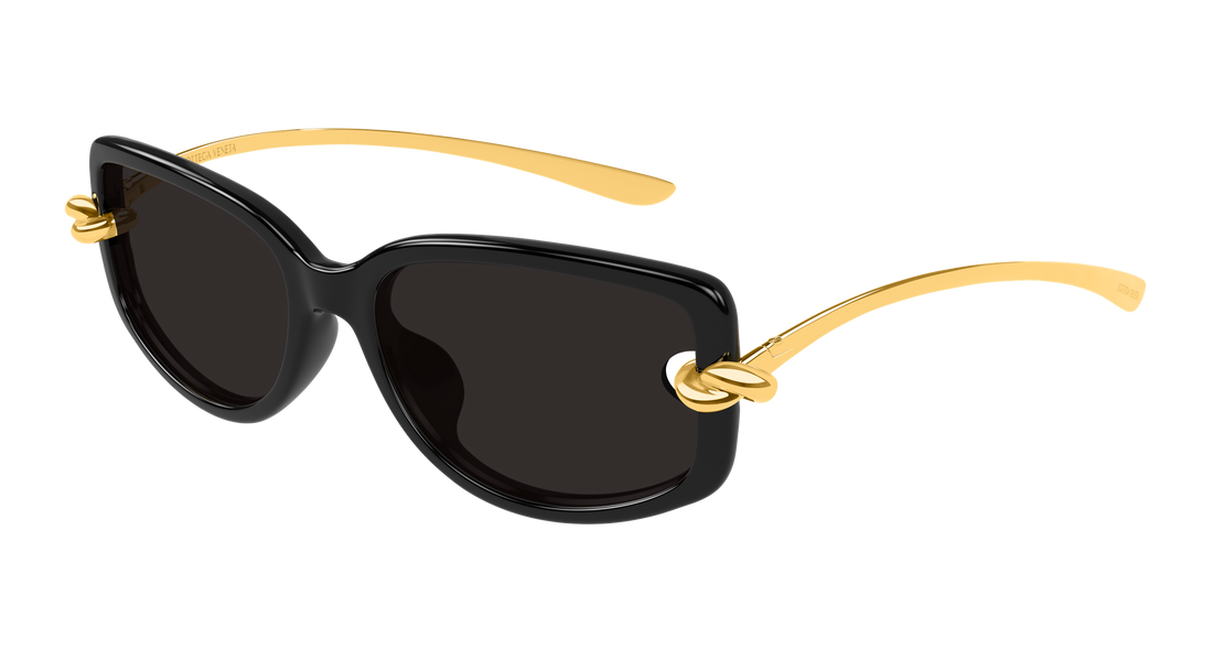 Lunettes de soleil bottega veneta bv1440sa 001 negro geometrical/directional femenino taille 59mm - Vue principale
