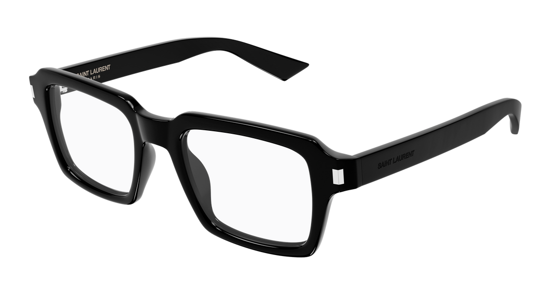 Lunettes de vue saint laurent sl 947 opt 001 negro rectangular / squared masculino taille 50mm - Vue principale