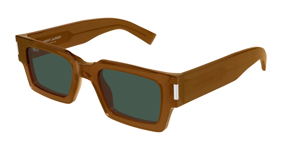 Sonnenbrillen saint laurent sl 572 011 marron rectangular / squared unisex größe 50mm - Hauptansicht