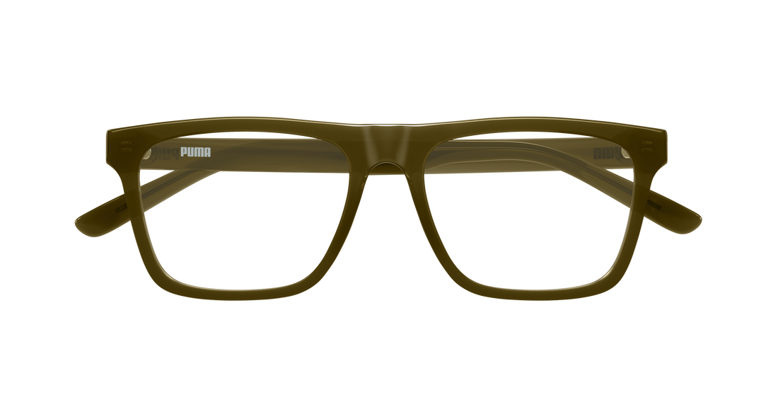 Brillen puma pu0545o 003 verde rectangular / squared masculino größe 55mm - Detailansicht