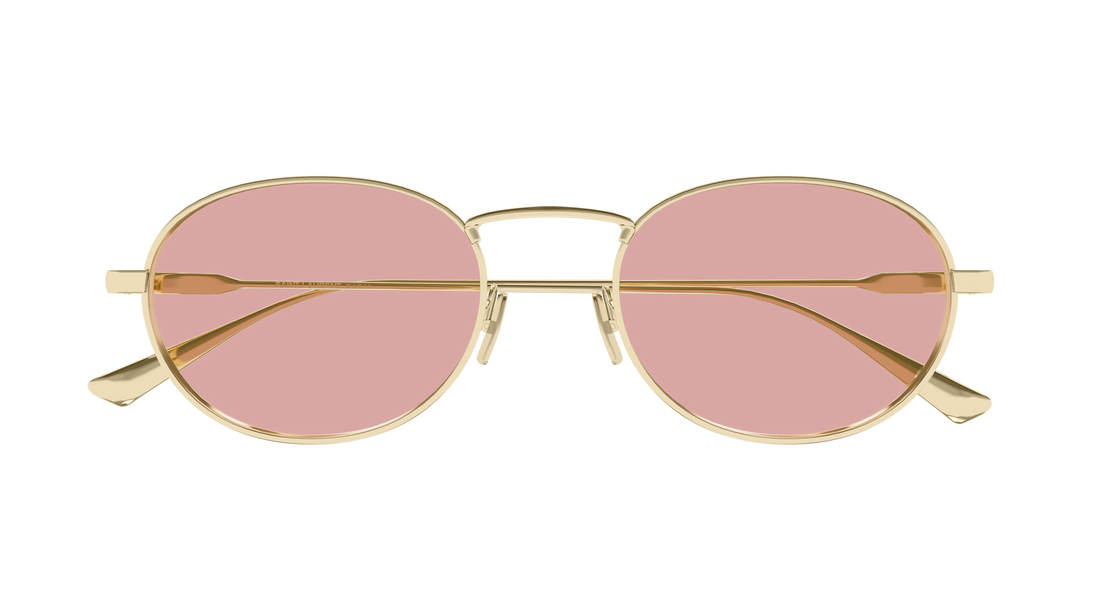 Lunettes de soleil saint laurent sl 799 006 dorado round/oval/panthos masculino taille 52mm - Vue détaillée