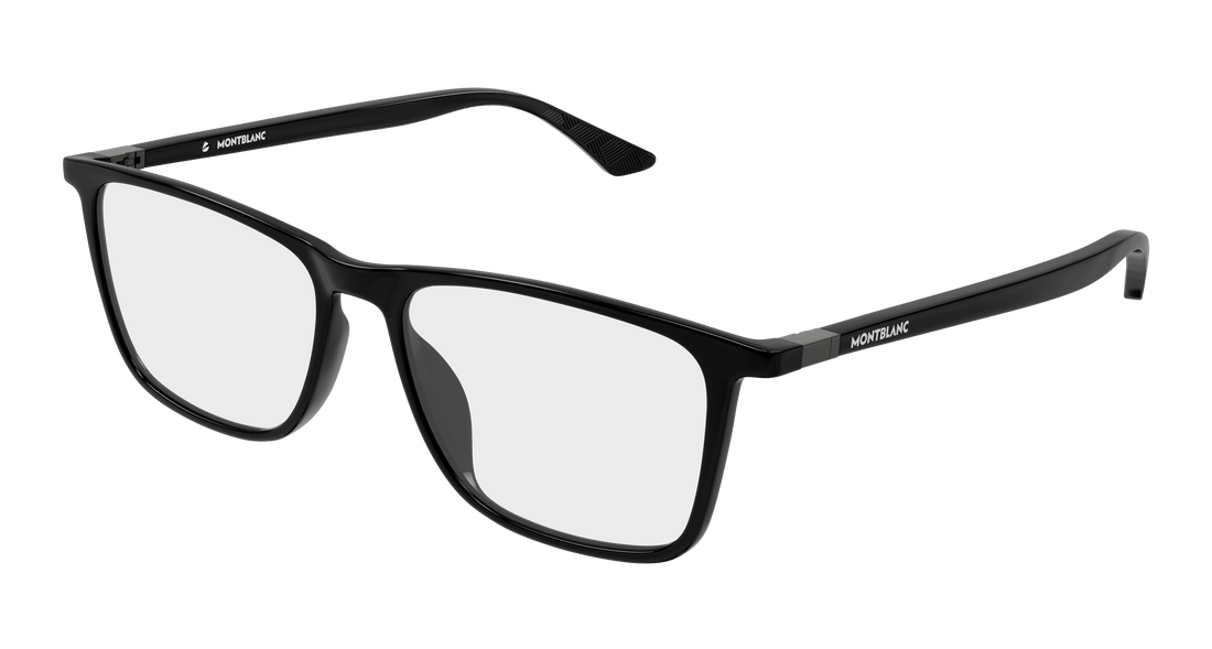 Lunettes de vue montblanc mb0509o 004 negro rectangular / squared masculino taille 57mm - Vue principale