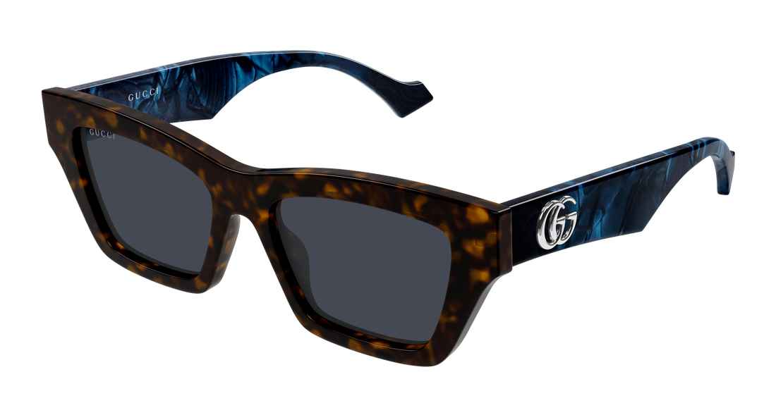 Sonnenbrillen gucci gg1753s 008 havana cat eye femenino größe 53mm - Hauptansicht