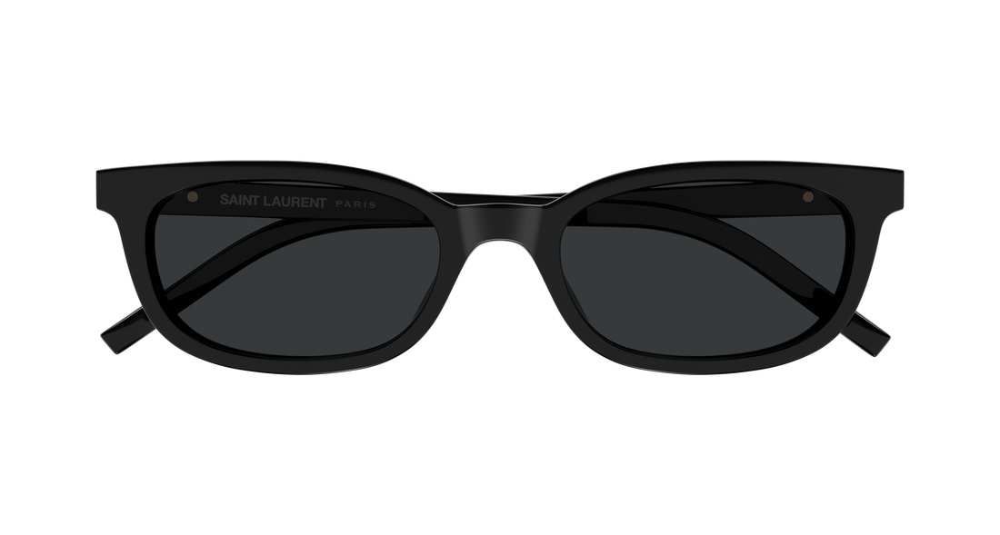 Óculos de sol saint laurent sl m160/f 001 negro round/oval/panthos femenino tamanho 54mm - Vista de detalhe
