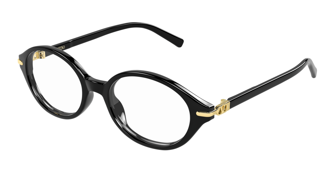 Brillen valentino vg0049o 001 negro round/oval/panthos femenino größe 50mm - Hauptansicht
