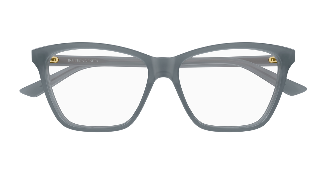 Brillen bottega veneta bv1421o 007 gris butterfly femenino größe 55mm - Detailansicht